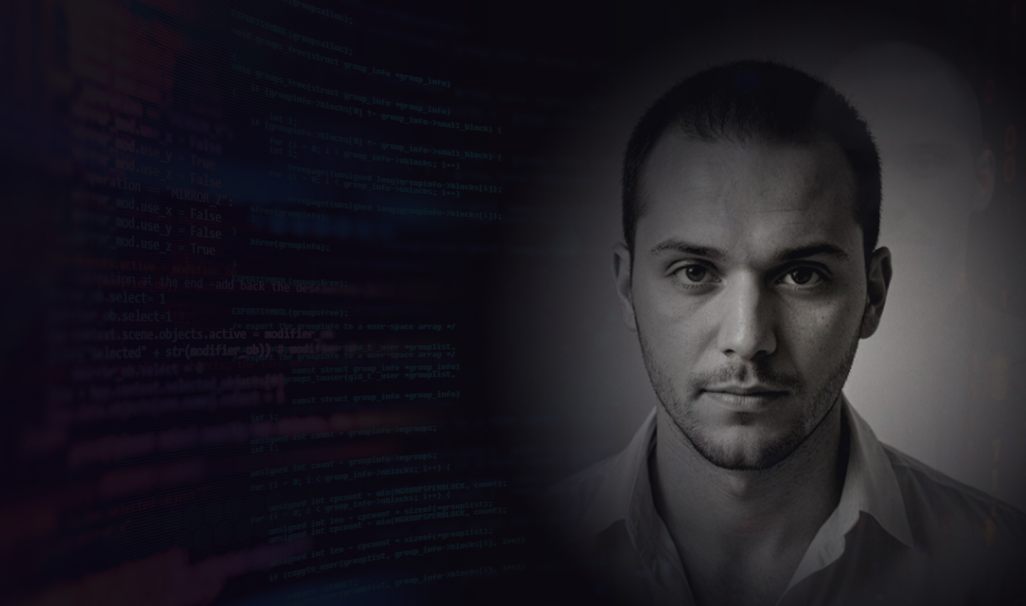 software portfolio background